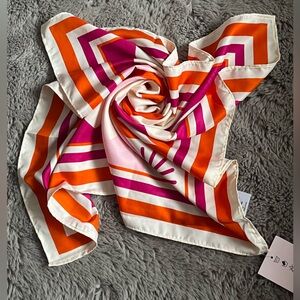 Women’s AMIKA Vibrant Silk Hair Scarf NWT